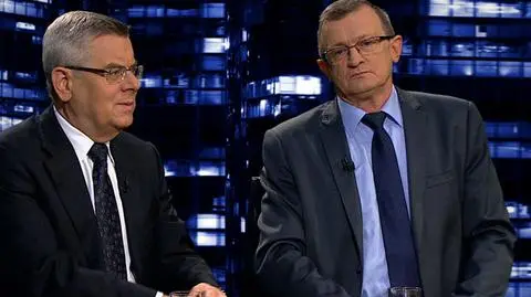 Tomasz Nałęcz i Tadeusz Cymański w "Kropce nad i"