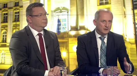 Michał Wójcik i Sławomir Neumann w "Faktach po Faktach" 