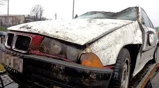 Rozbite BMW
