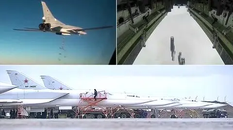 Rosyjskie Tu-22M nad Syrią