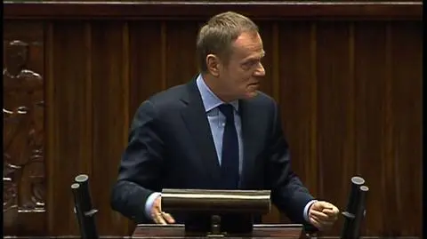 Premier Donald Tusk bronił ministra