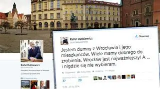 Rafał Dutkiewicz ogłasza, że nigdzie się nie wybiera