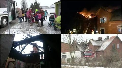 Pożar doszczętnie strawił poddasze szkoły