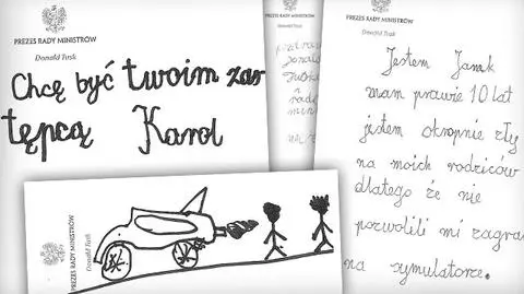 "Chcę być twoim zastępcą". Dzieci dorwały się do notesu premiera 