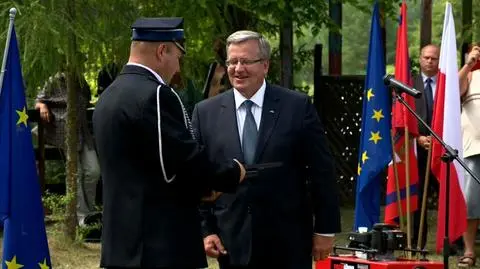 Bronisław Komorowski na obchodach OSP