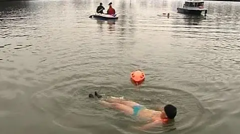 Lodowata kąpiel na dobry początek roku