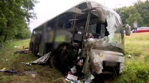 Brzeg. Wypadek ukraińskiego autokaru na A4. Zarzuty dla kierowcy