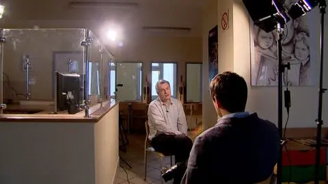 Brunon Kwiecień w wywiadzie z reporterem programu Uwaga TVN