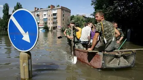 Polscy ratownicy z pomocą zatopionej Ukrainie