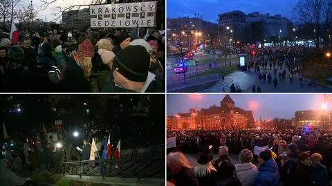 Protestors gathered in at least 105 towns and cities according to organisers (video from November 30)