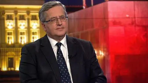 Bronisław Komorowski w "Faktach po Faktach" w TVN24
