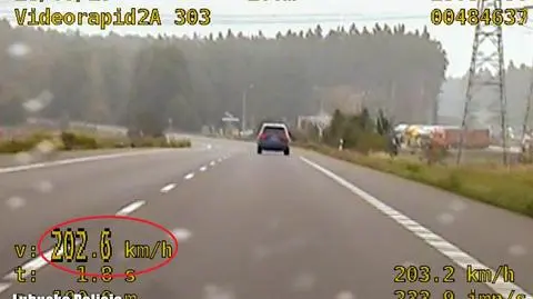 Lubuskie: Przejechał tysiąc kilometrów. Pędził ponad 200 km/h