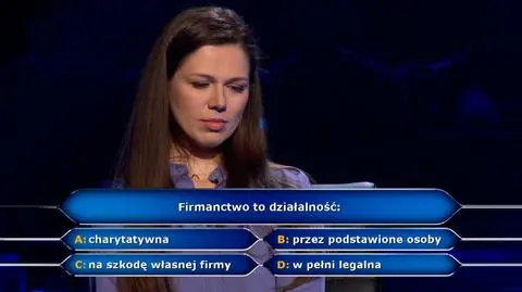 Milionerzy: Co to jest firmanctwo? Pytanie i odpowiedź