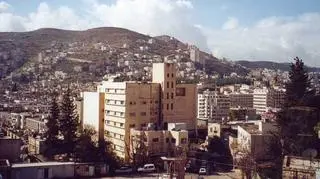 Hanan Al Hrub uczy w szkole podstawowej w mieście Al-Bira