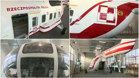Papieski śmigłowiec po liftingu. 
Nowa farba od magików