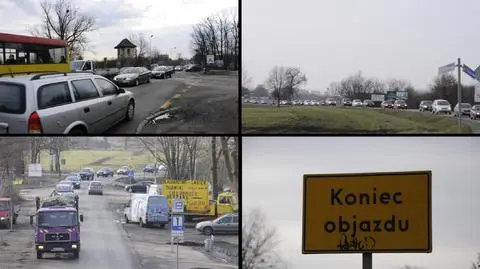 "Powrót do domu to dwie stracone godziny".
"Wąskie gardło" po wrocławsku