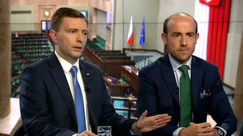 Borys Budka i Łukasz Schreiber w "Faktach po Faktach" o "trzynastce" dla emerytów