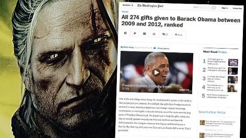 Polska dała Obamie najgorszy prezent. "Popiersie Wiedźmina nie stanęło w Gabinecie Owalnym"