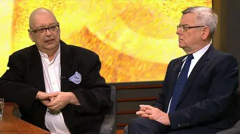 Andrzej Urbański i Tomasz Nałęcz w "Piaskiem po oczach"