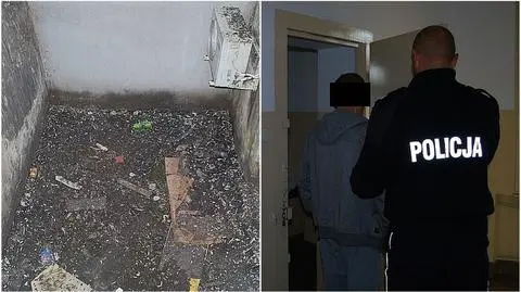Rzeszów. Wpadł do szybu, zaalarmował policję. Był poszukiwany
