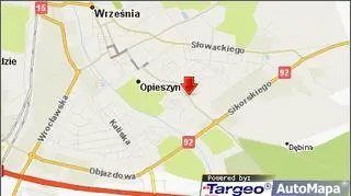 Butla spadła na jeden z domów przy ul. Kościuszki we Wrześni