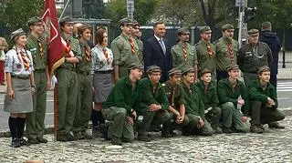President Duda visited the centenary rally of the Polish Scouting and Guiding Association (ZHP)