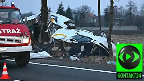 Samochód uderzył w drzewo. Nie żyje 20-latek