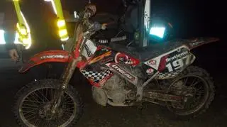 Motocykl  był niezarejestrowany i nieubezpieczony