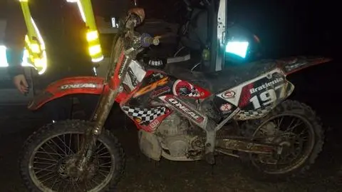 Spowodował wypadek, rodzina ukryła motocykl
