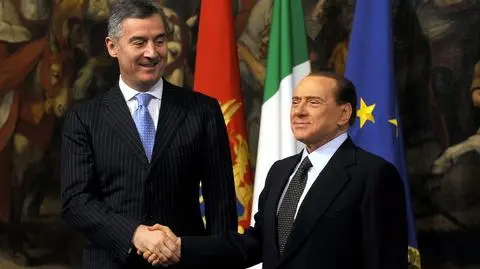 Berlusconi "usadził" premiera Czarnogóry