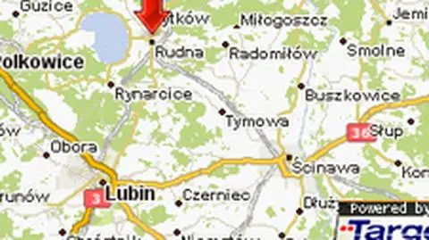 Silny wstrząs w kopalni Rudna. Rannych czterech górników