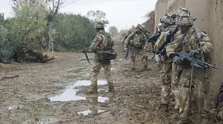 Royal Marines podczas akcji w Afganistanie