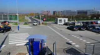 Jeden z postojów Parkuj i Jedź w Krakowie