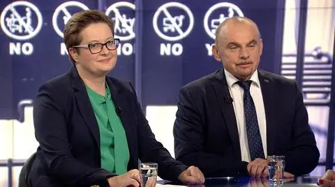 Katarzyna Lubanuer i Alfred Bujara w "Faktach po Faktach"