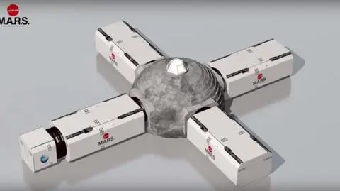 Baza ma się składać z czterech modułów i kopuły