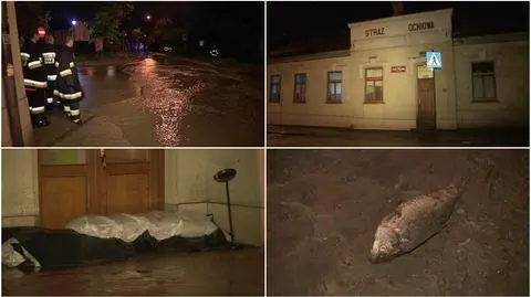 Małopolskie: zalana remiza Ochotniczej Straży Pożarnej w Wieliczce