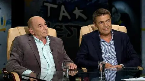 Leszek Mellibruda i Krzysztof Hołowczyc w "Tak jest"