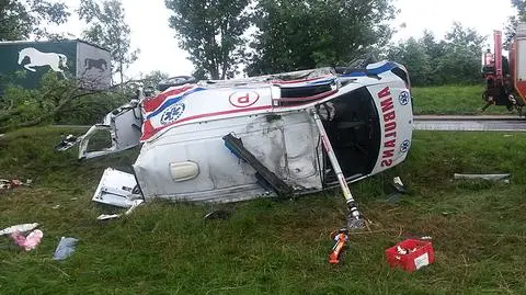 W karetce jechała kobieta w ciąży