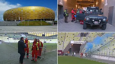 Ćwiczenia na PGE Arenie w Gdańsku