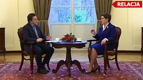 Beata Szydło w TVN24. Premier gościem "Kawy na ławę"