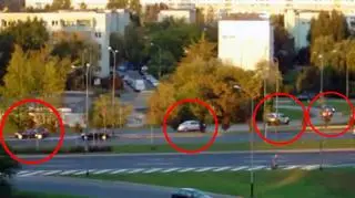 Kierowcy pod prąd uciekają z zatłoczonej Trasy Katowickiej