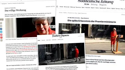 Premier Theresa May ogłosiła swoją rezygnację 