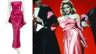 W tej sukni Madonna wystąpiła w teledysku "Material Girl"