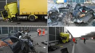Mógł celowo zawrócić - mówi policja o kierowcy, który zginął jadąc pod prąd