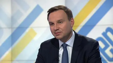 Andrzej Duda w "Jeden na jeden"