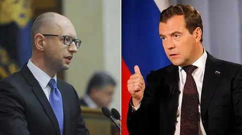 Miedwiediew zadzwonił do Jaceniuka. Rozmawiali o mińskim rozejmie