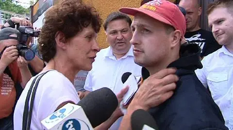 Radek wyszedł na przepustkę