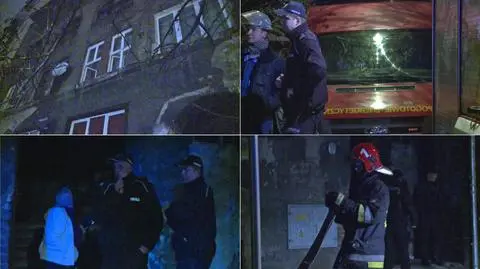 Pożar kamienicy we Wrocławiu. Poszkodowanym pomógł policjant