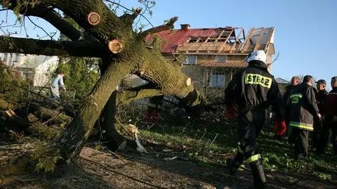 Gwałtowne wichury na Podlasiu