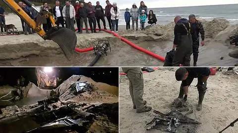 Miłośnicy historii odkopią niemiecki samolot na plaży w Stegnie